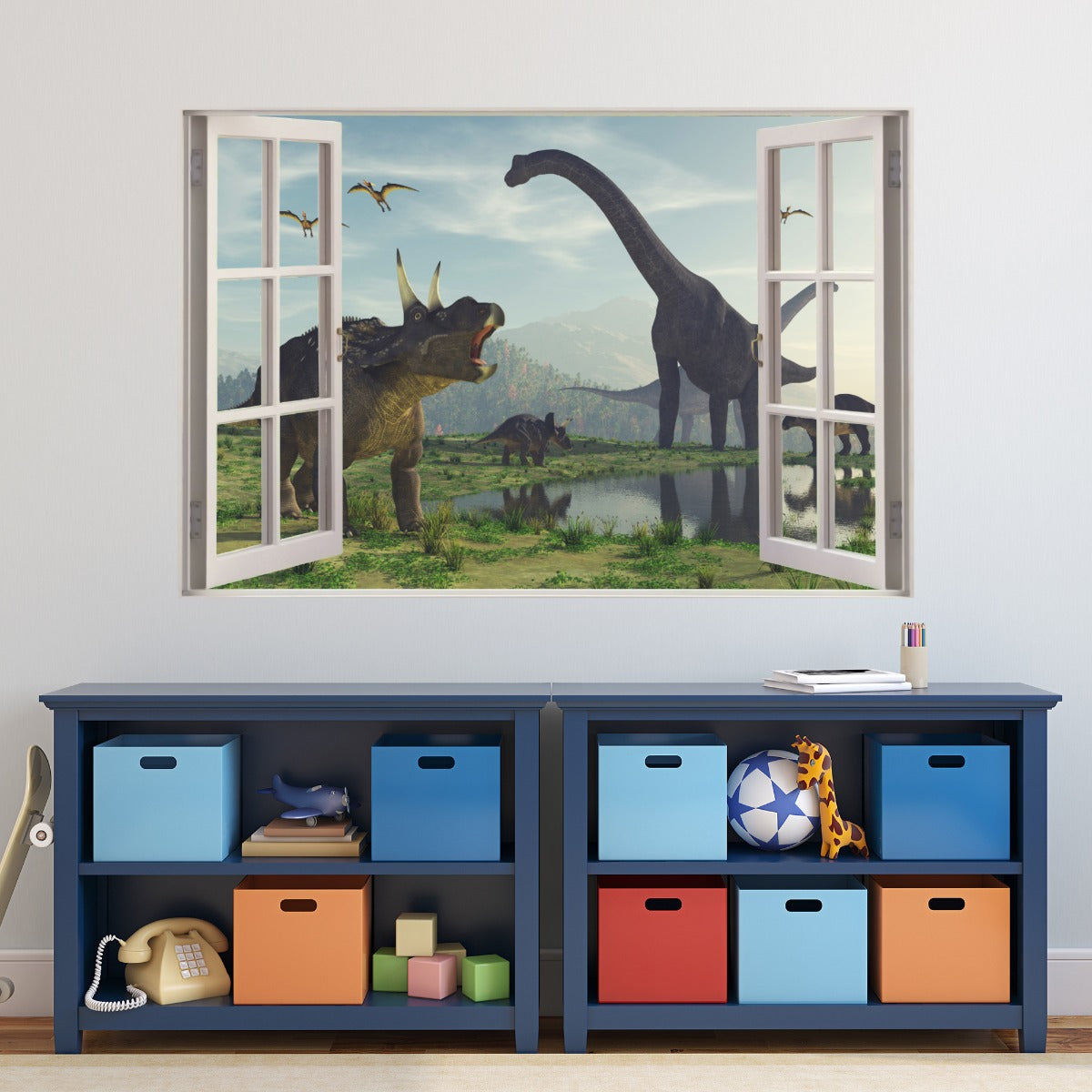 Dinosaur Wall Sticker Dino Land Window