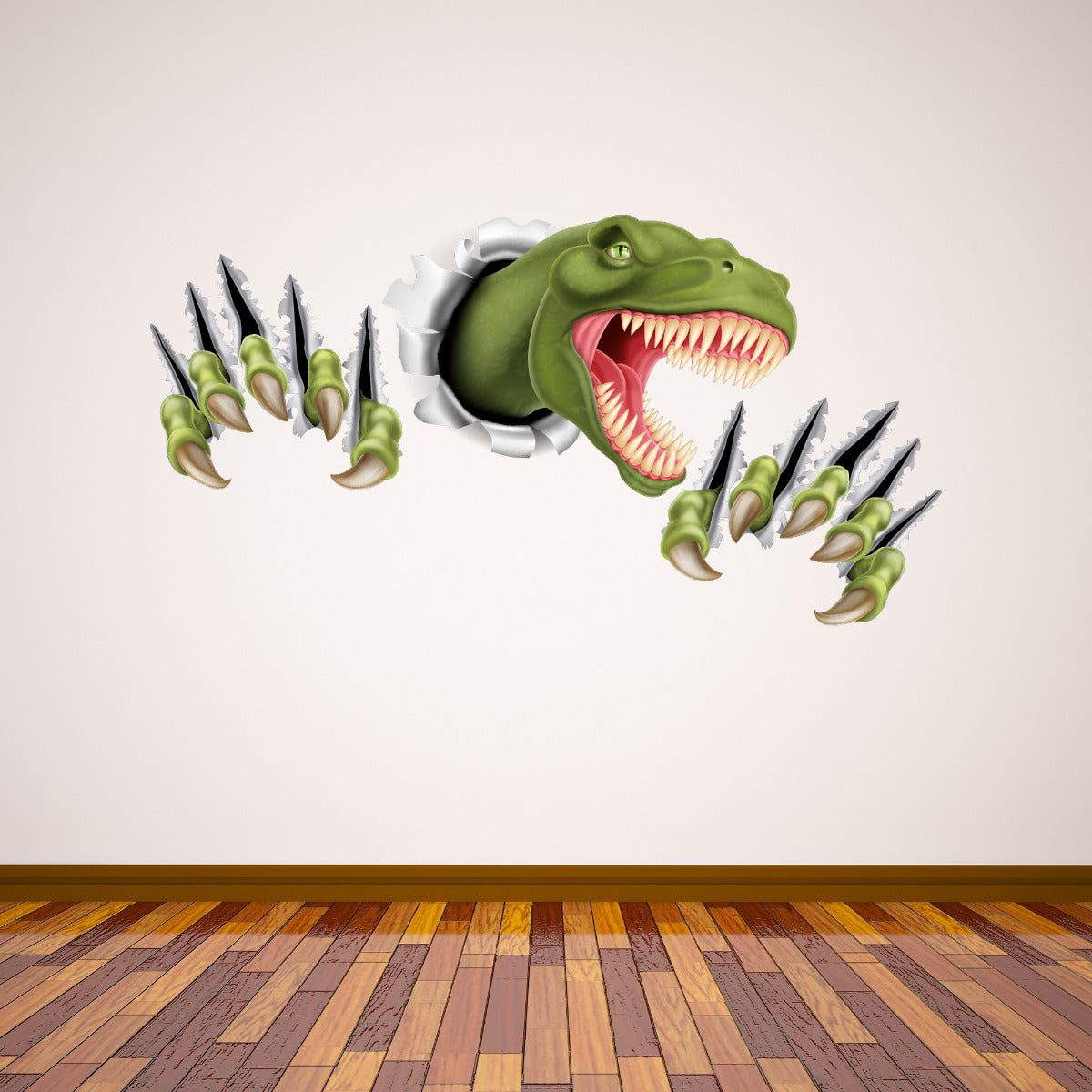 Dinosaur Wall Sticker Ripped Claws
