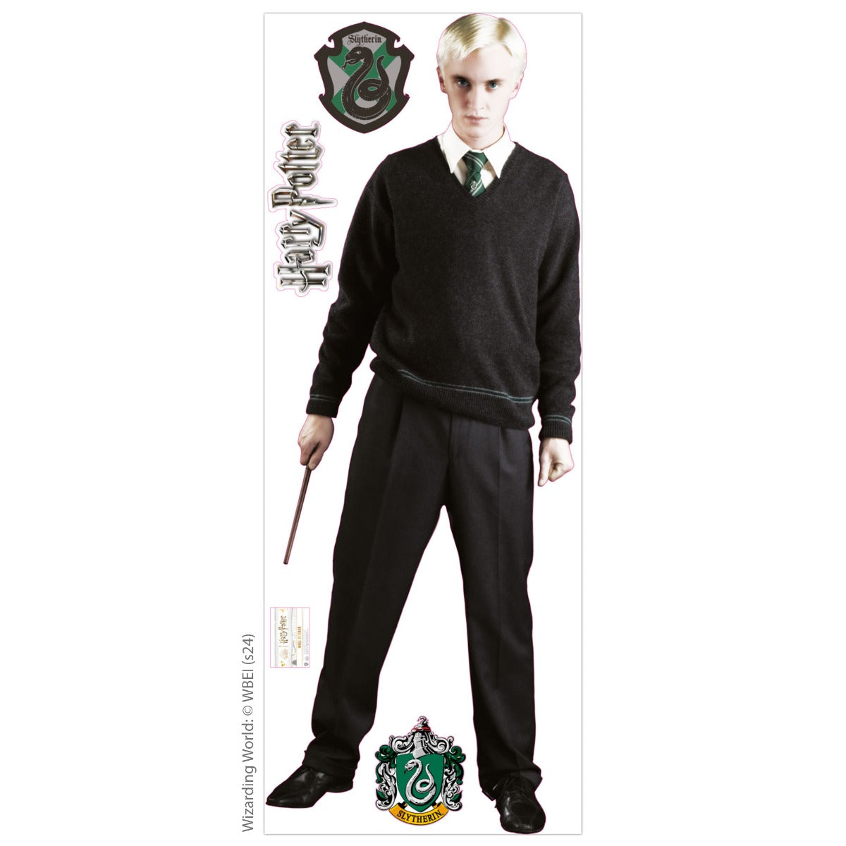 HARRY POTTER Wall Sticker - Draco Malfoy Cut Out Wall Decal Wizarding World Art