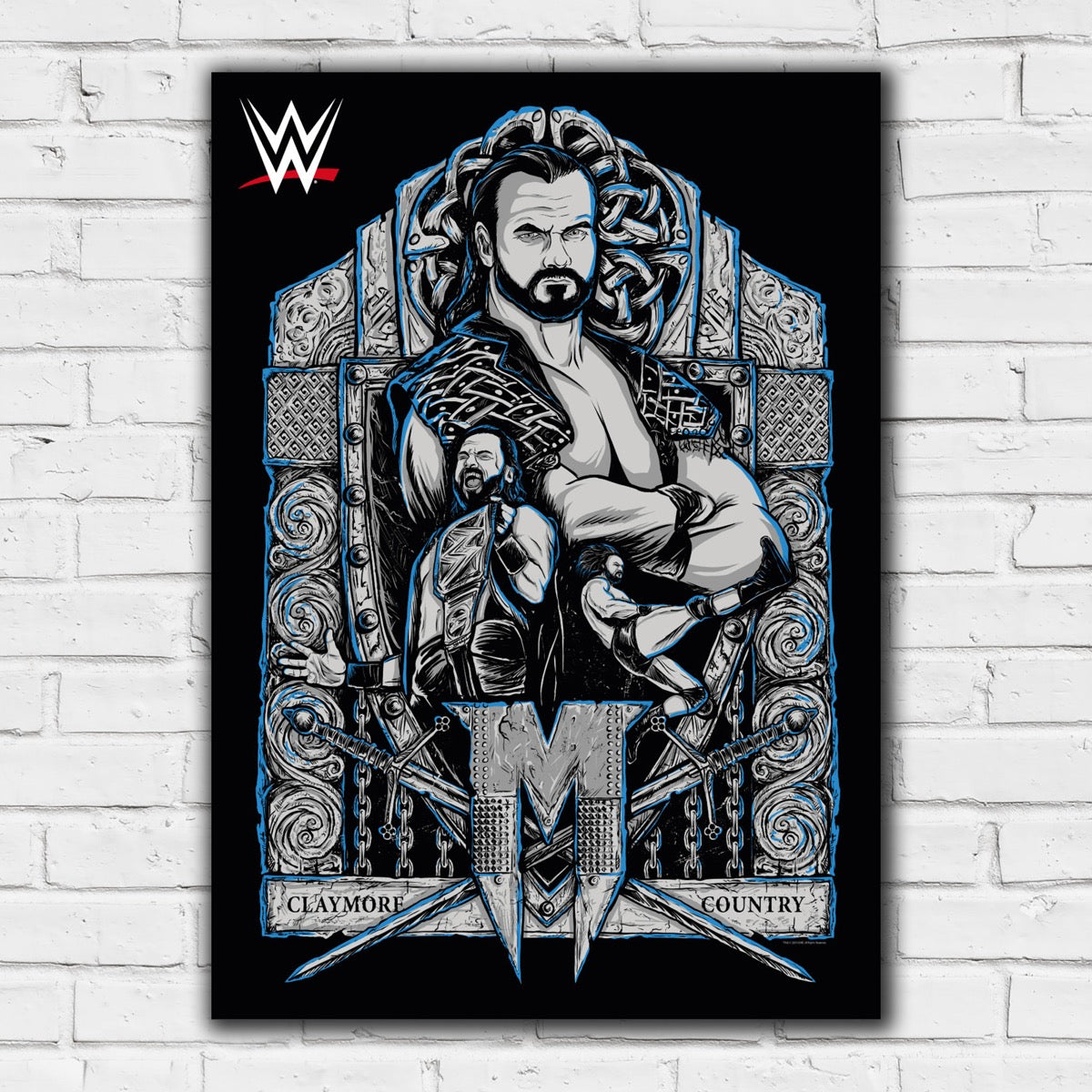 WWE Print - Drew McIntyre Graphic Poster