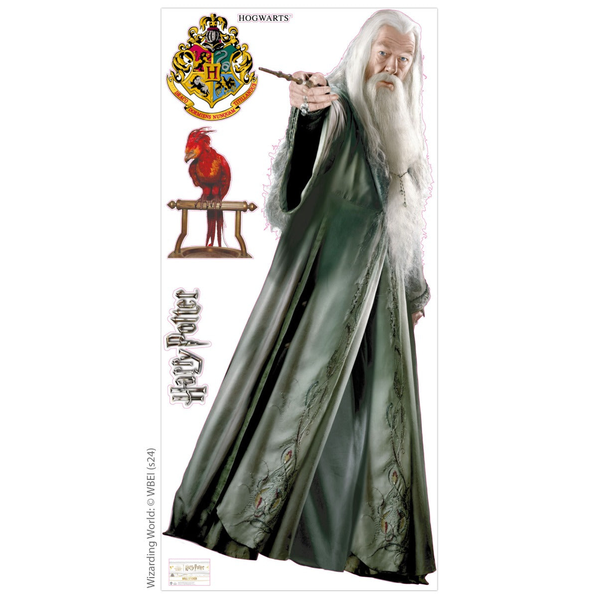 HARRY POTTER Wall Sticker - Dumbledore Cut Out Wall Decal Wizarding World Art