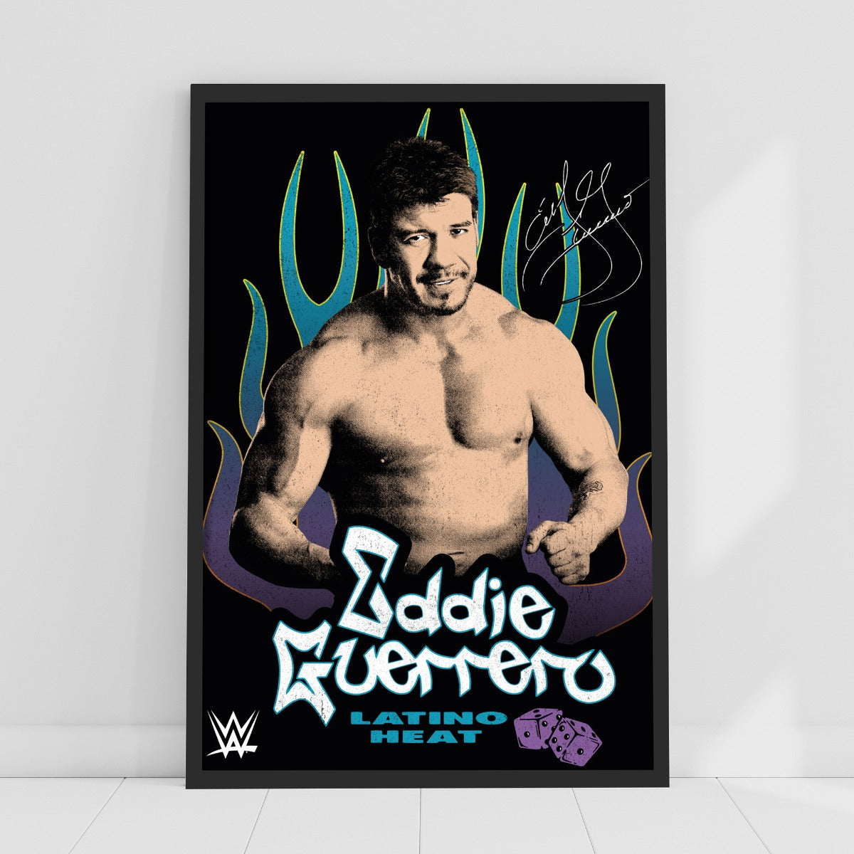 WWE Print - Eddie Guerrero Latino Heat Poser