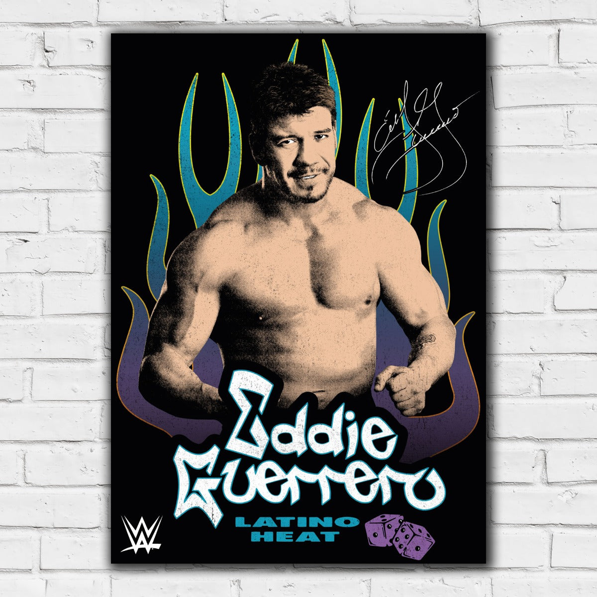 WWE Print - Eddie Guerrero Latino Heat Poser