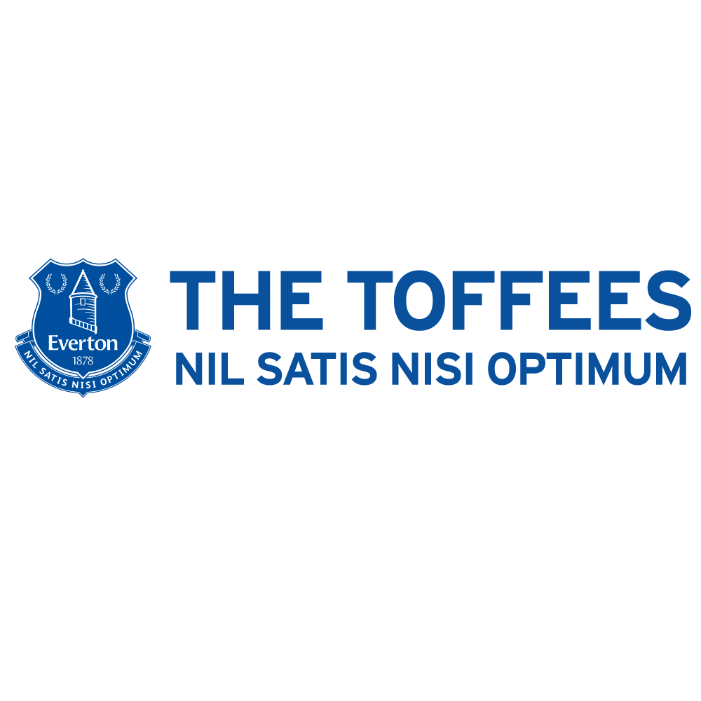 Everton Football Club - 'The Toffees' & Crest Wall Sticker