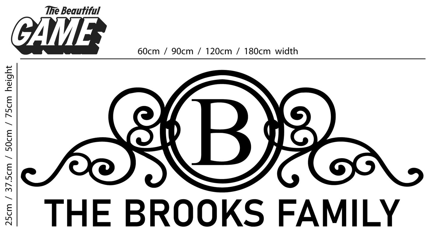 Family Name Wall Sticker