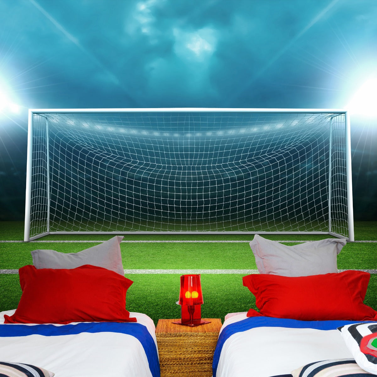 Football Goal Net Full Wall Sticker