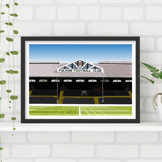 Fulham FC - Craven Cottage Stadium Illustration Print