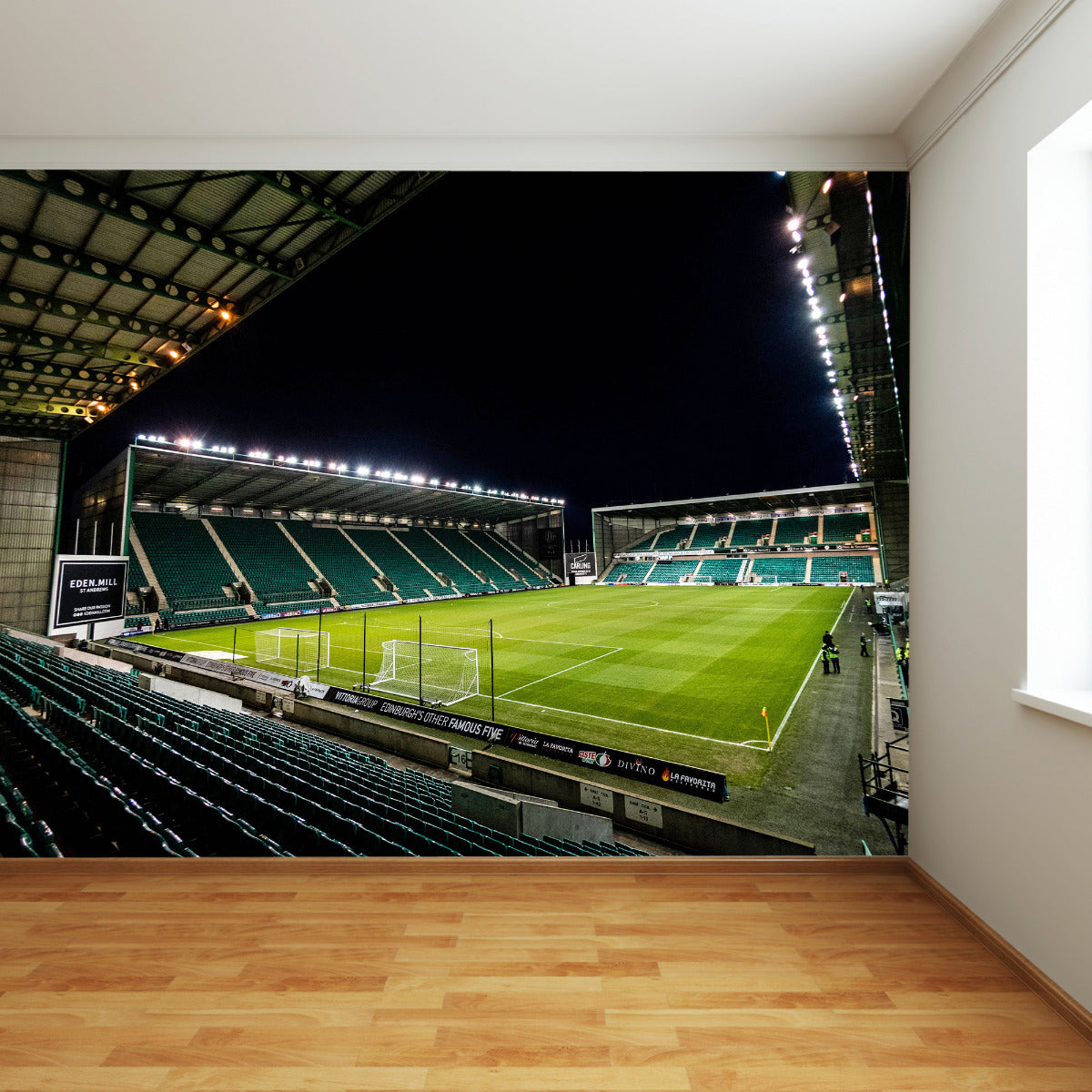 Hibernian F.C. Easter Road Stadium Full Wall Mural
