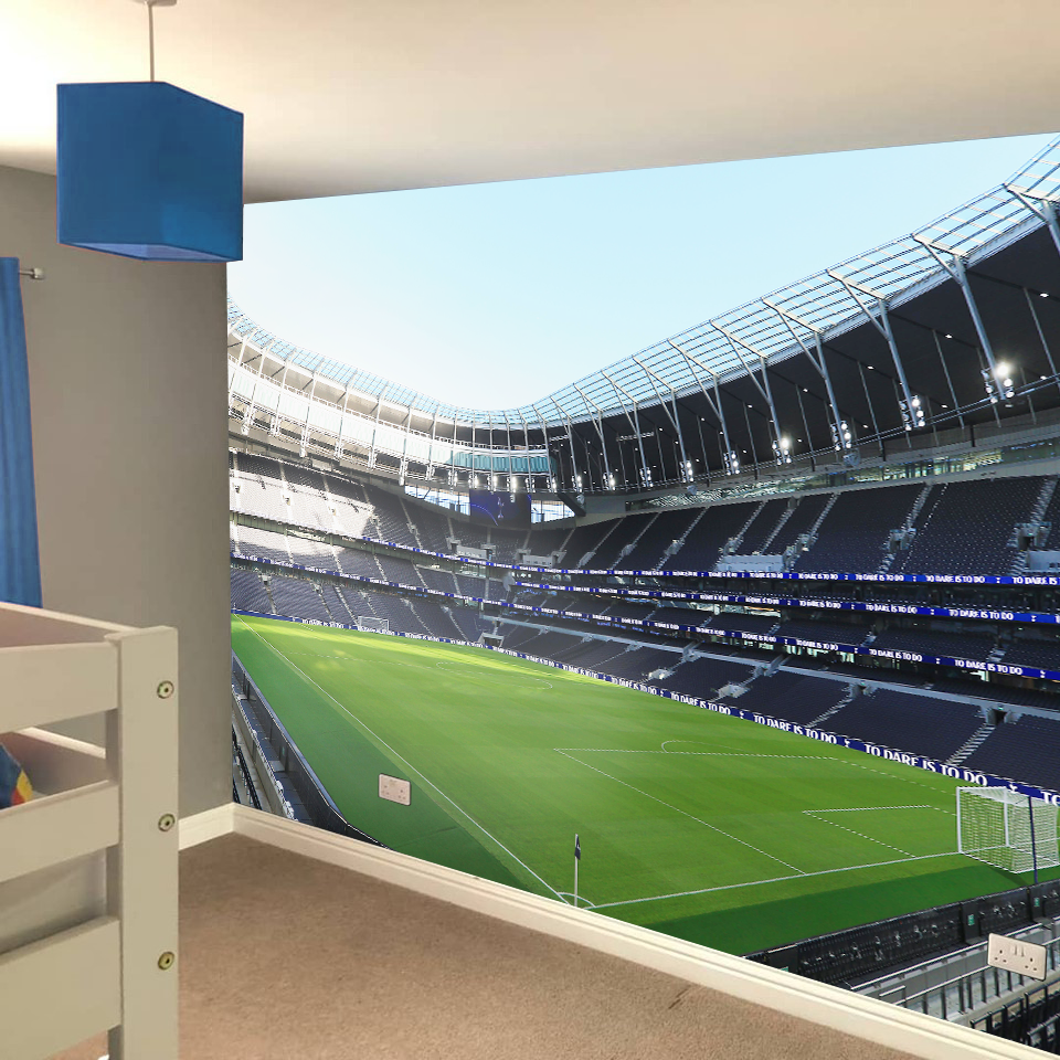 Tottenham Hotspur Football Club Stadium Corner View Full Wall Mural