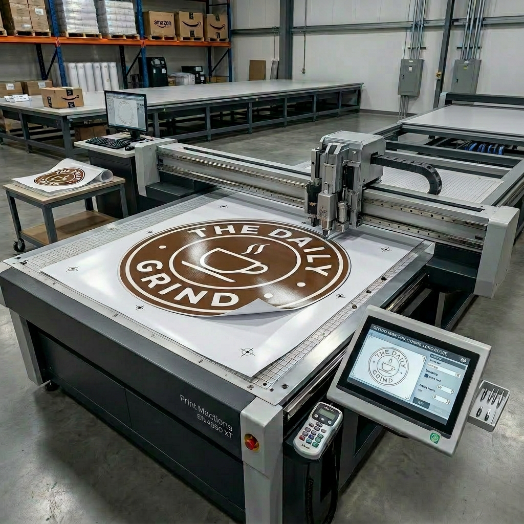 Custom Printed Business Logo Wall Sticker