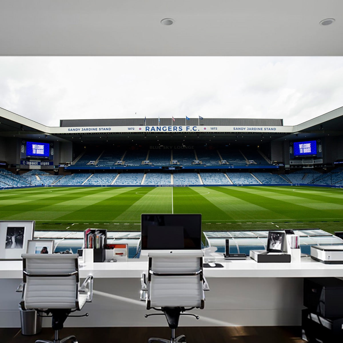Rangers F.C - Sandy Jardine Stand Stadium Full Wall Mural