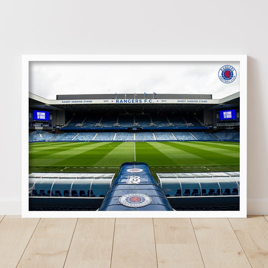 Rangers F.C - Sandy Jardine Stand Stadium Print