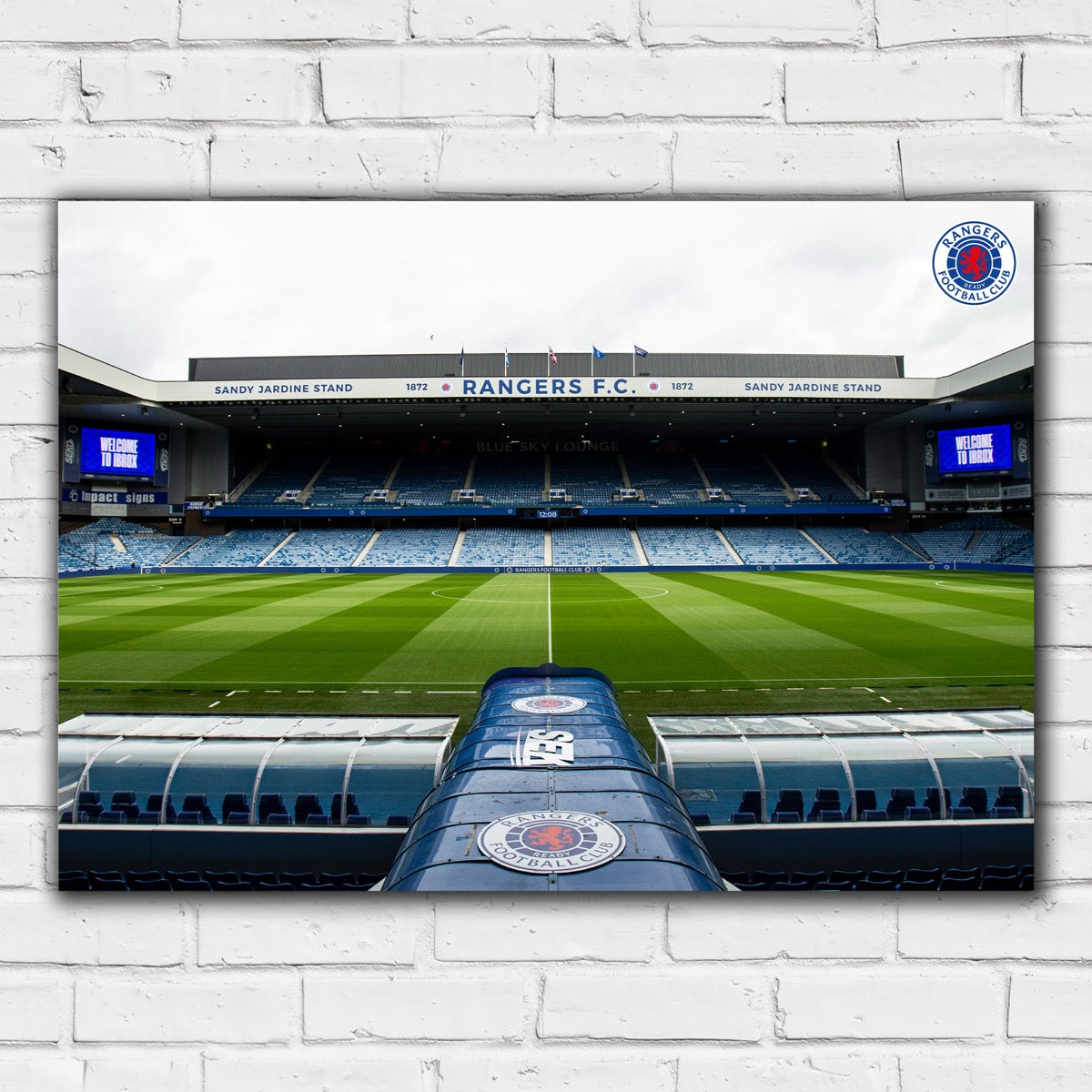 Rangers F.C - Sandy Jardine Stand Stadium Print