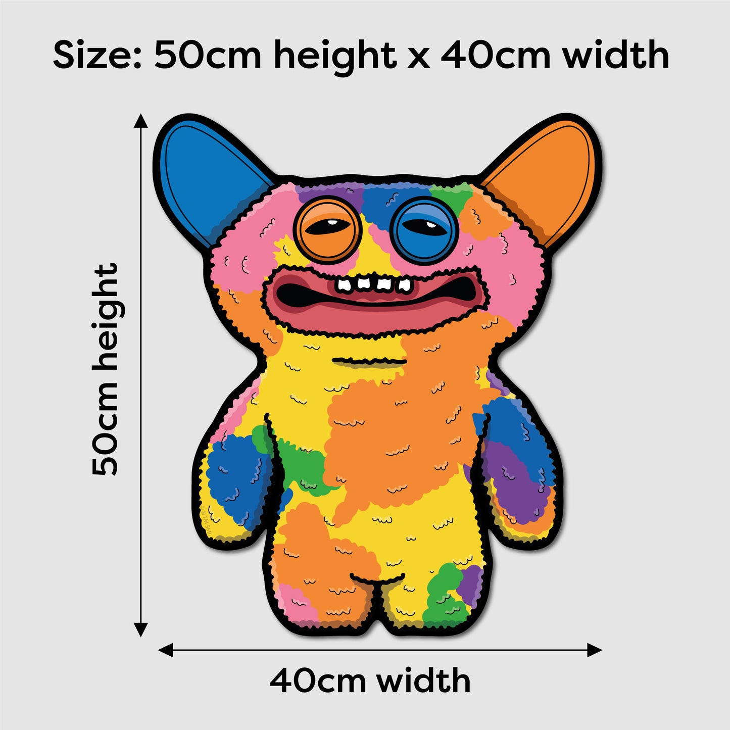 Fuggler Grin Grin Multicolour LED Backlit Wallpop