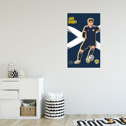 Scotland National Team - Jack Hendry Wall Sticker