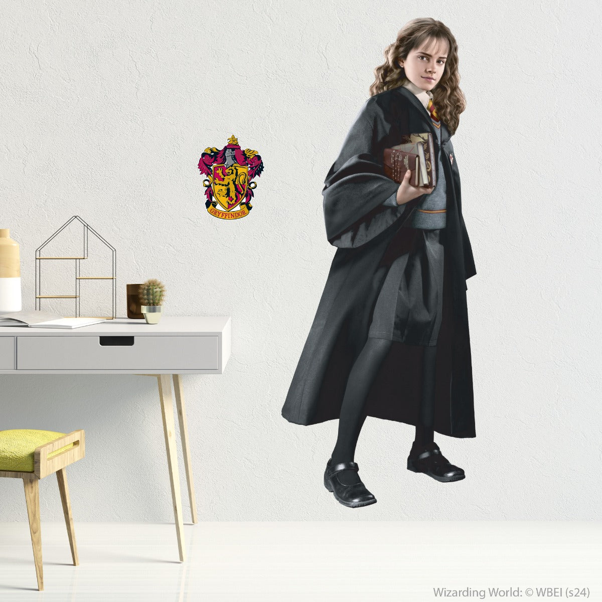 HARRY POTTER Wall Sticker - Hermione Granger 2nd Year Cut Out Wall Decal Wizarding World Art
