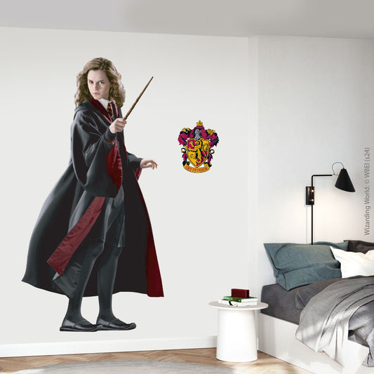 HARRY POTTER Wall Sticker - Hermione Granger 5th Year Cut Out Wall Decal Wizarding World Art