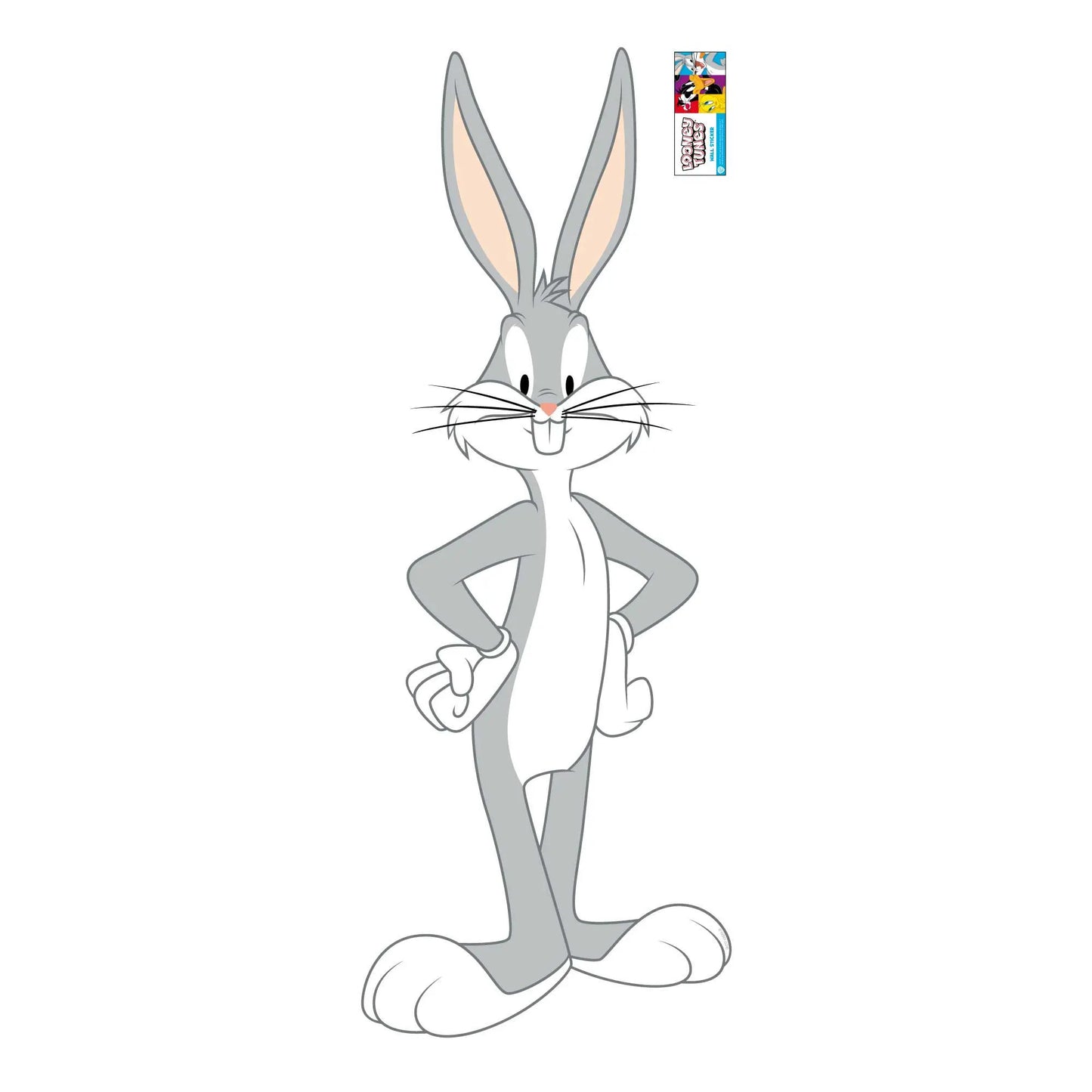 Looney Tunes Wall Sticker - Bugs Bunny Stood Up Wall Decal Art