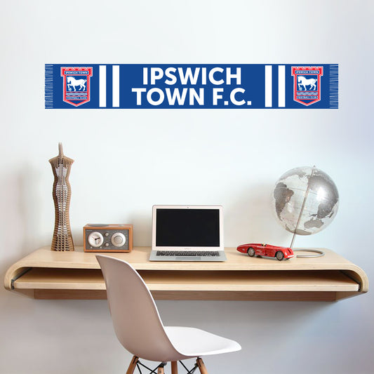 Ipswich Town Bar Scarf  Wall Sticker