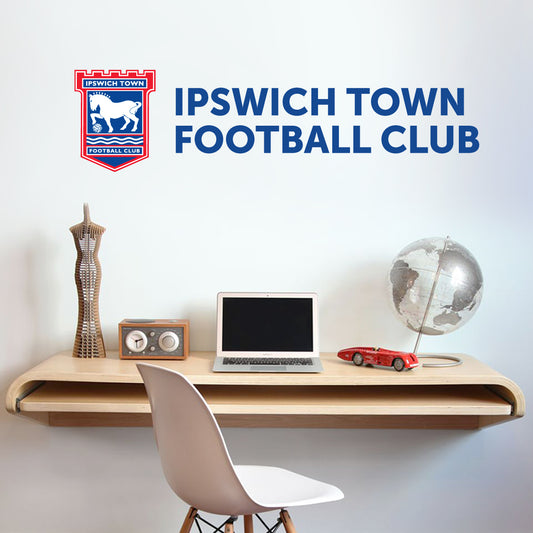 Ipswich Town Crest Clue Name Wall Sticker