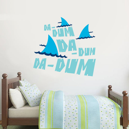 Jaws Wall Sticker Da Dum
