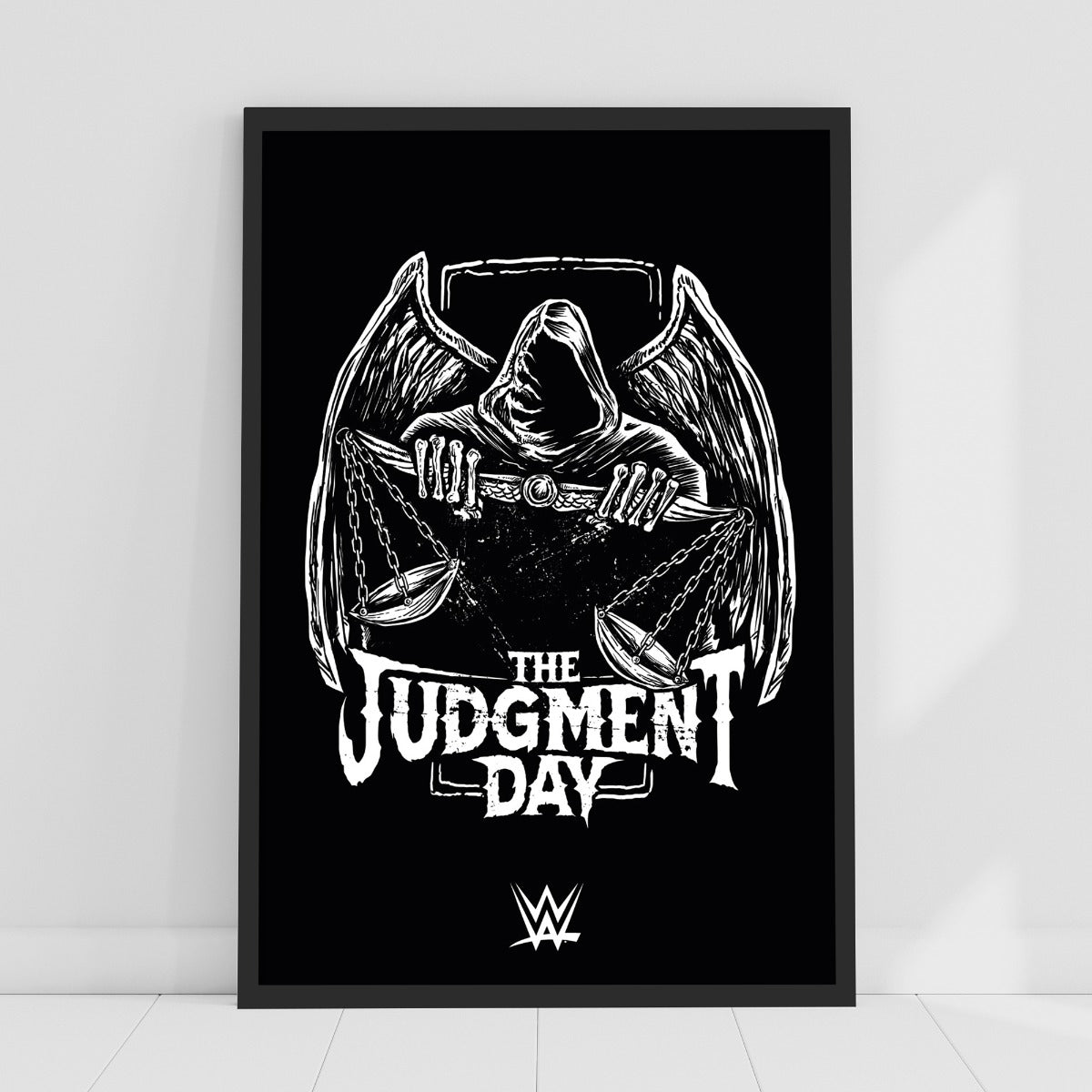 WWE Print - Judgement Day Black and White Sketch Poster