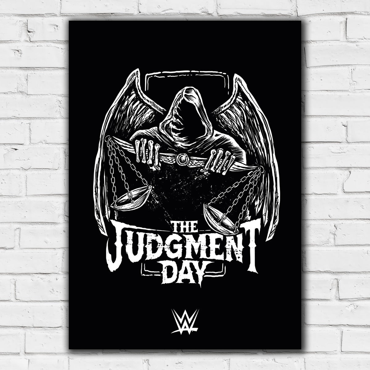 WWE Print - Judgement Day Black and White Sketch Poster