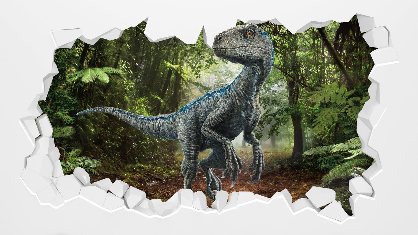 Jurassic World: Fallen Kingdom Blue Broken Wall Sticker