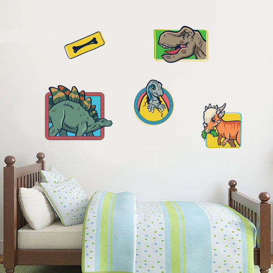 Jurassic World Childrens Dinosaur Wall Sticker