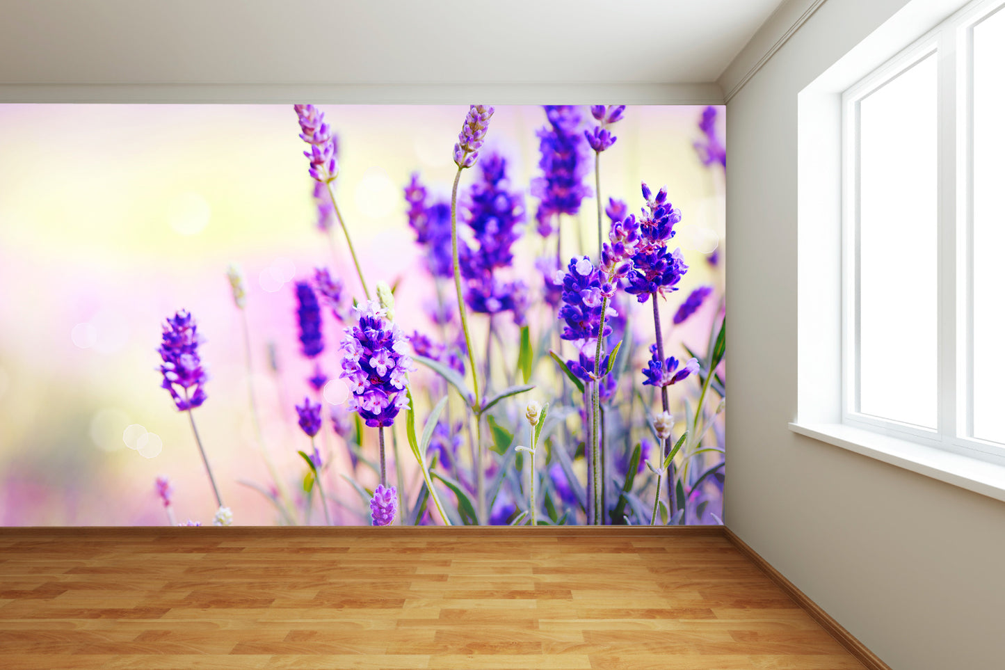Lavender Field Wall Mural