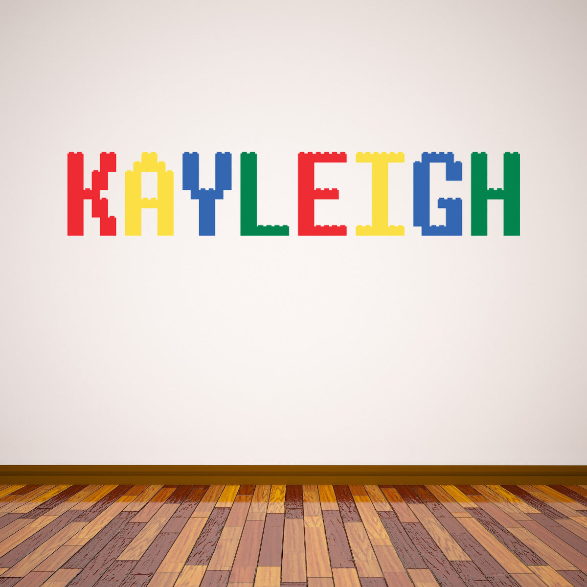 Building Block Personalised Name Wall Sticker