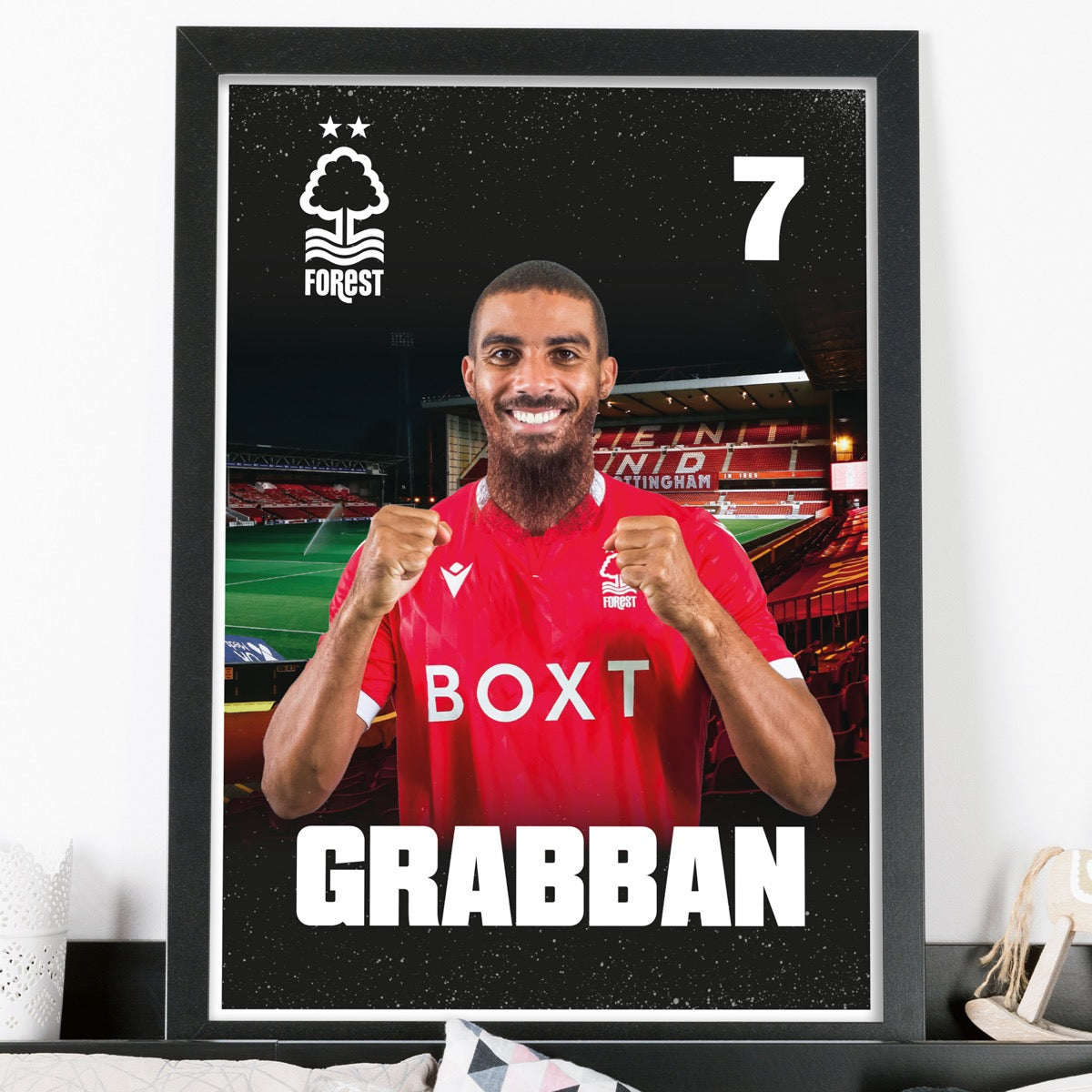 Nottingham Forest FC Print - Lewis Grabban
