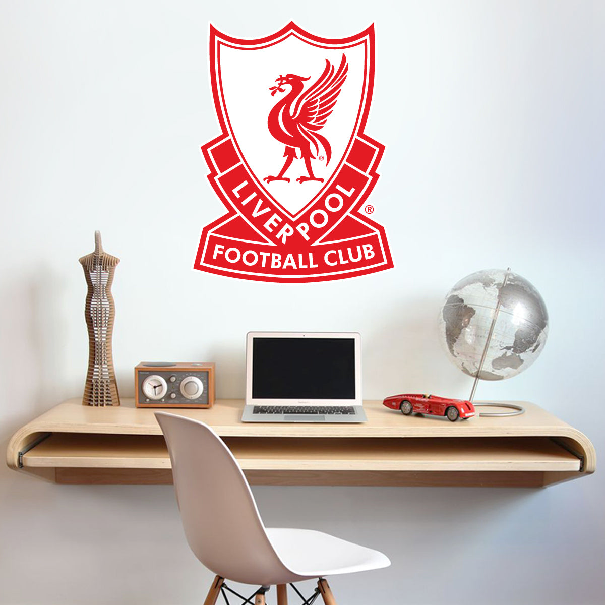 Liverpool 80s Retro Crest Wall Sticker