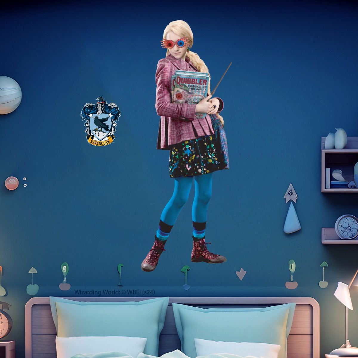 HARRY POTTER Wall Sticker - Luna Lovegood Cut Out Wall Decal Wizarding World Art