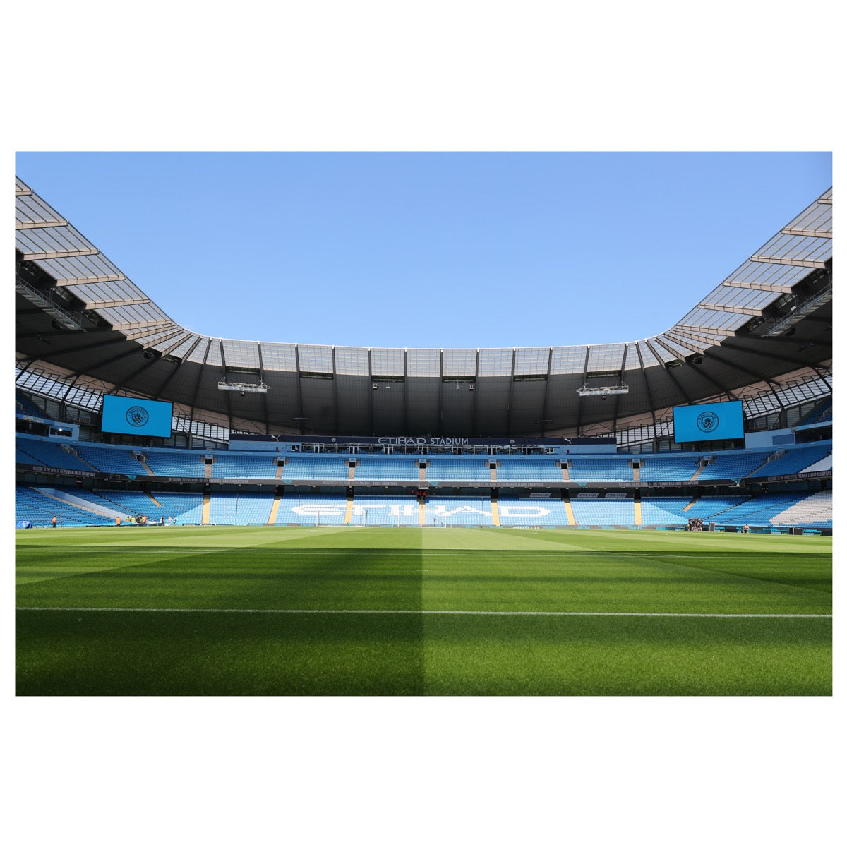Manchester City FC - Stadium Blue Sky Full Wall Mural