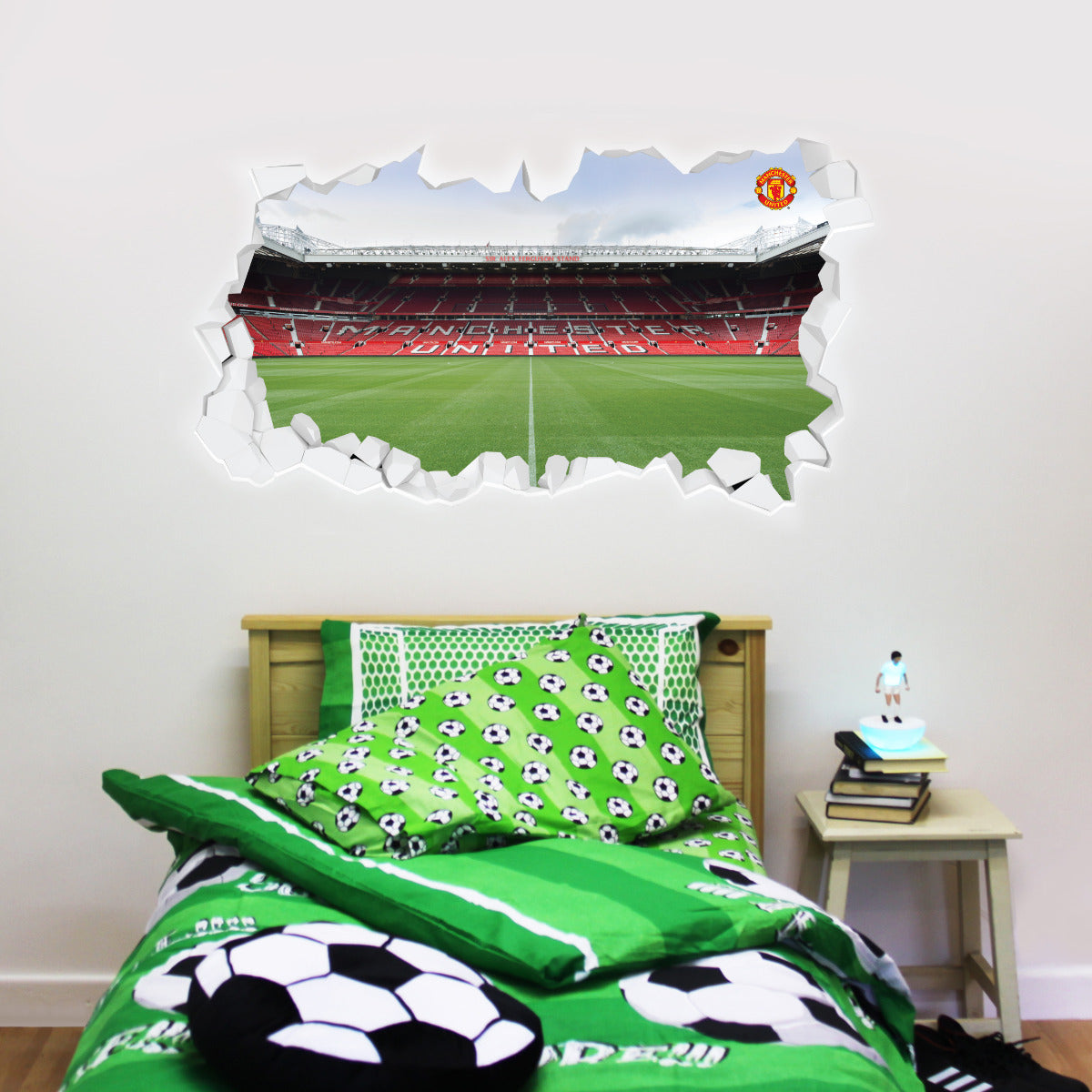 Manchester United Broken Wall Old Trafford Wall Sticker