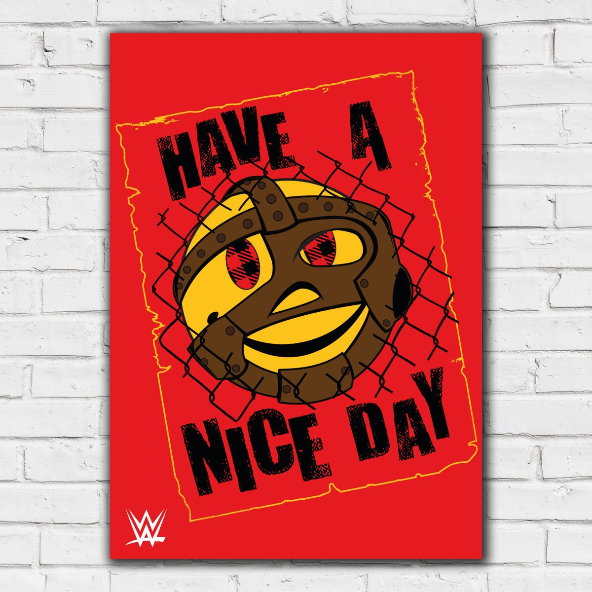 WWE Print - Mankind Have a Nice Day Poster