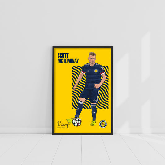 Scotland National Team - Scott McTominay Print