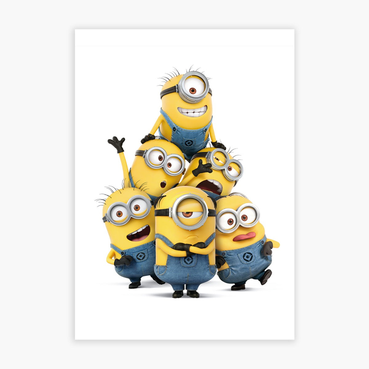 Minions Print - Minion Group Pyramid
