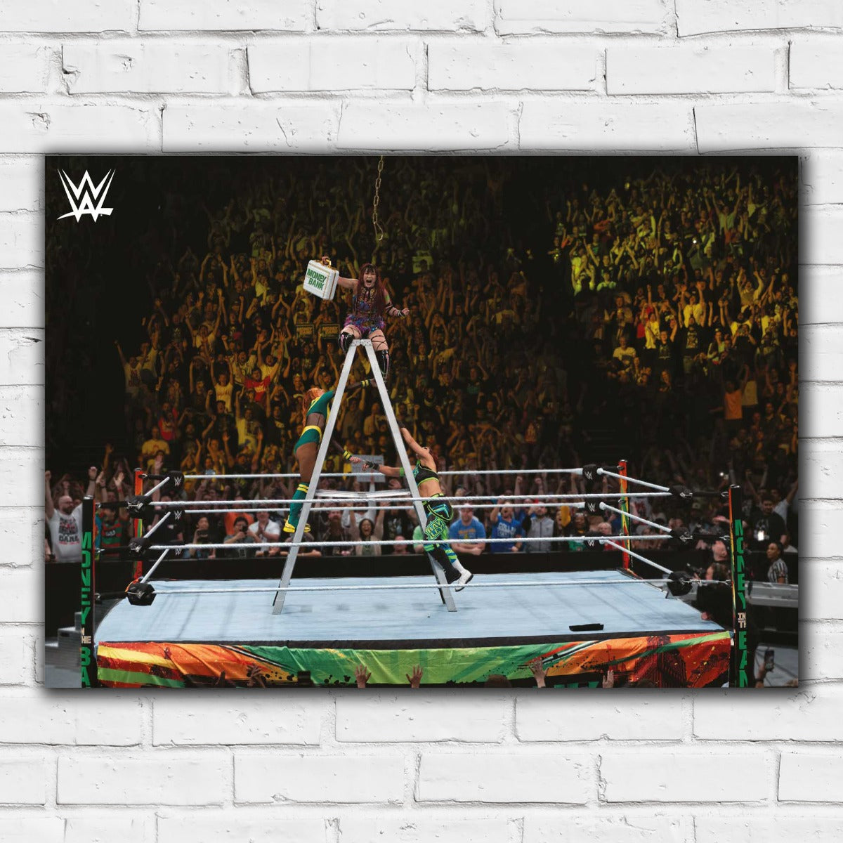 WWE Print - MITB Iyo Sky Win Poster