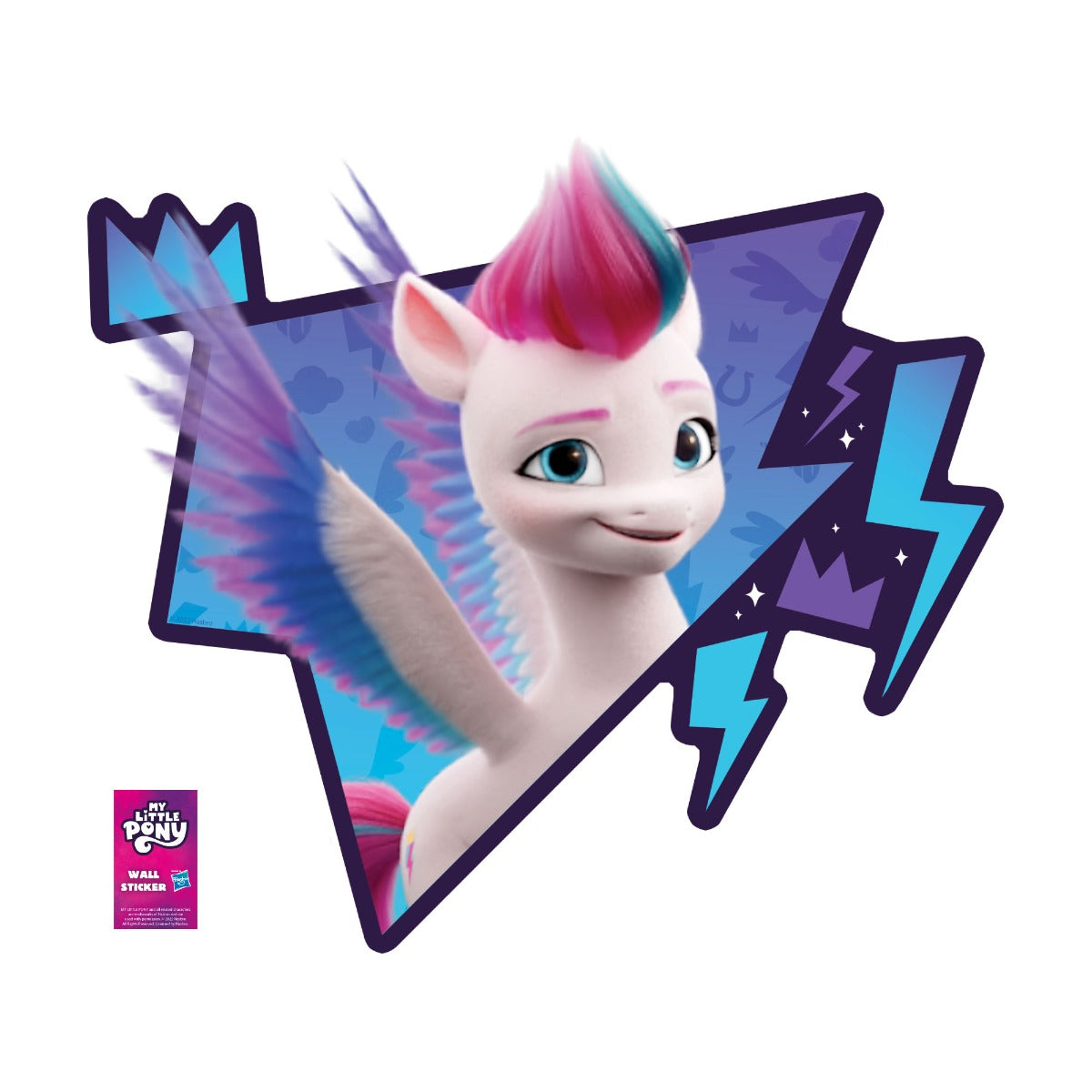 My Little Pony Wall Sticker - A New Generation Zipp Jumping Through Wall