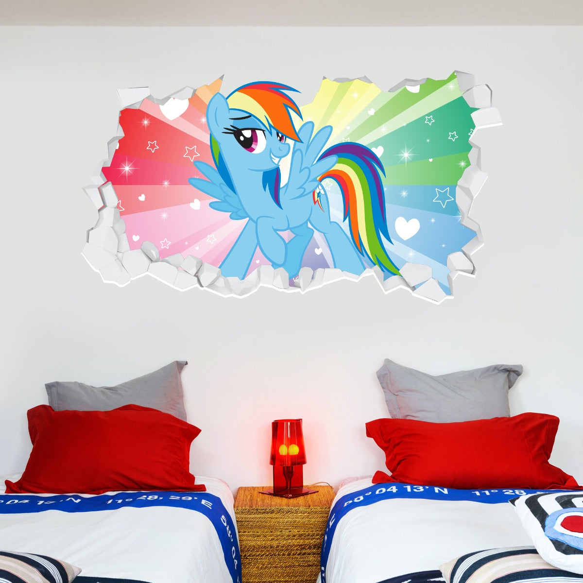 My Little Pony Rainbow Dash Broken Wall Sticker