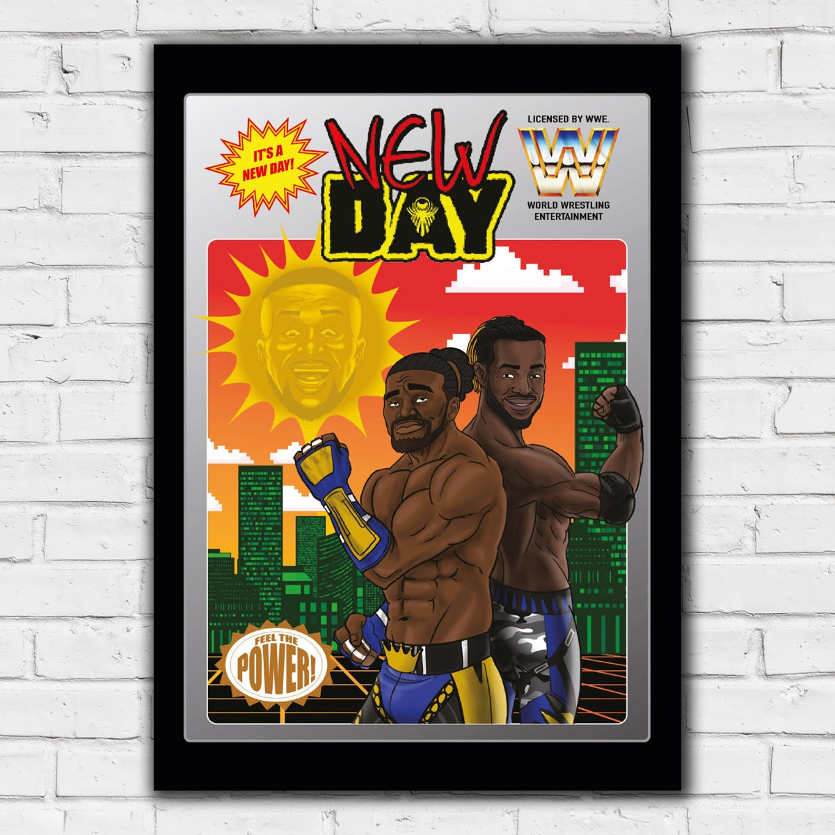 WWE Print - New Day Cartoon Graphic Poster