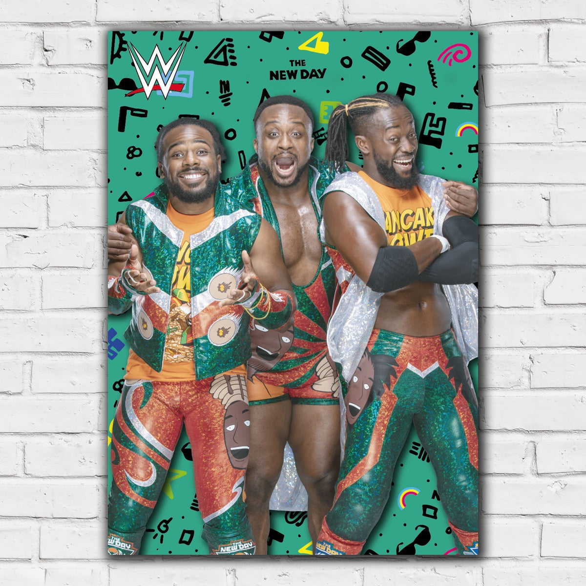 WWE Print - New Day Pattern Poster