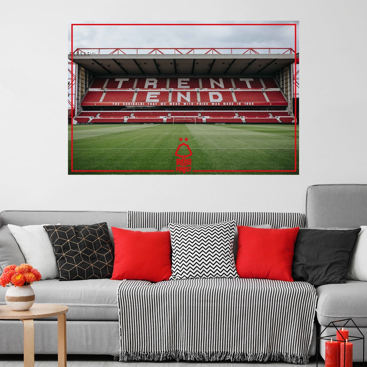 Nottingham Forest FC - Stadium Trent End Wall Sticker