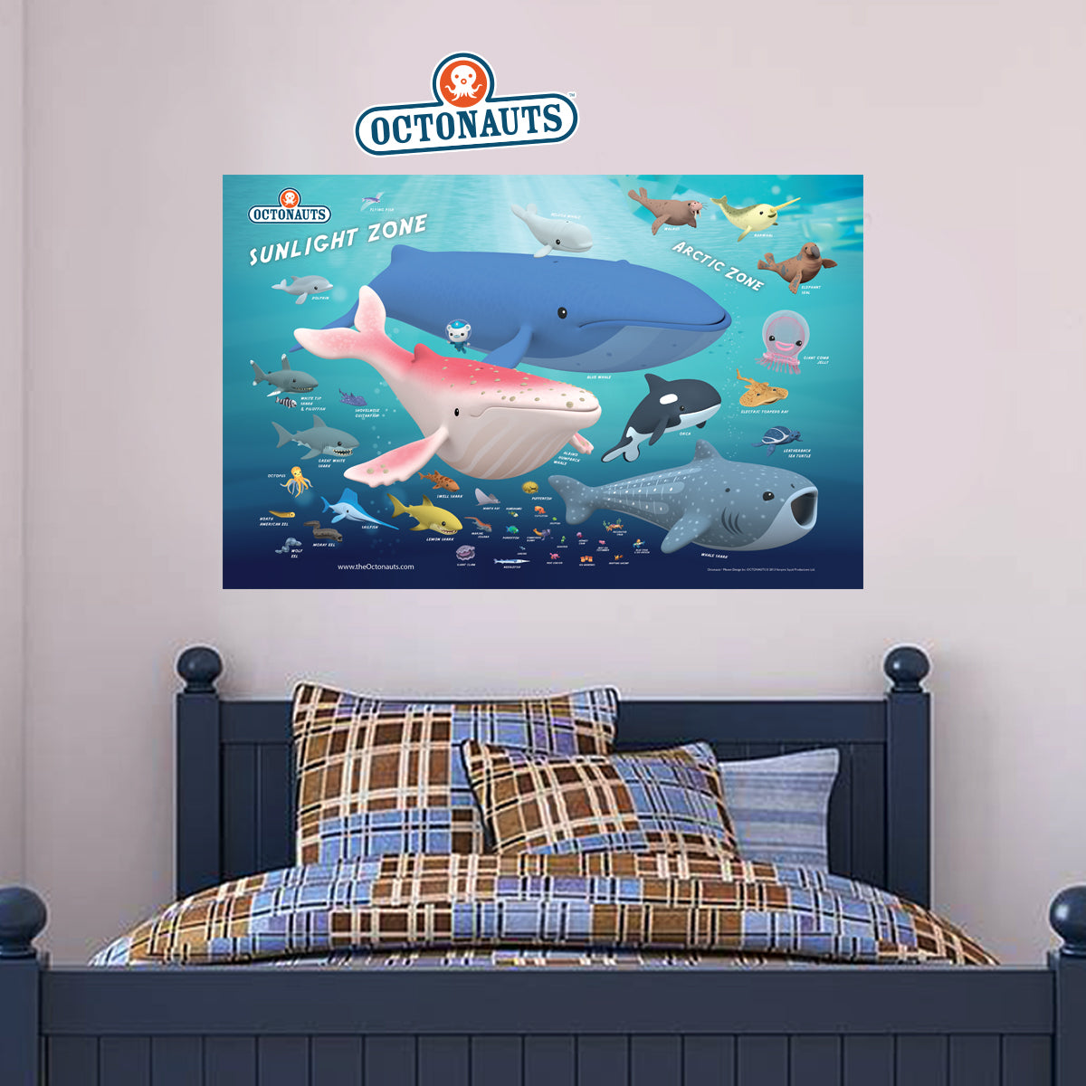 Octonauts Sunlight Zone Wall Sticker Mural