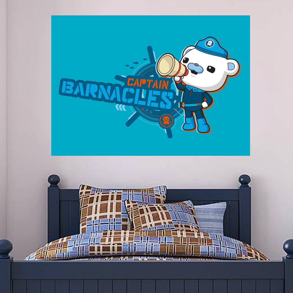 Octonauts Captain Barnacles Bear Wall Sticker
