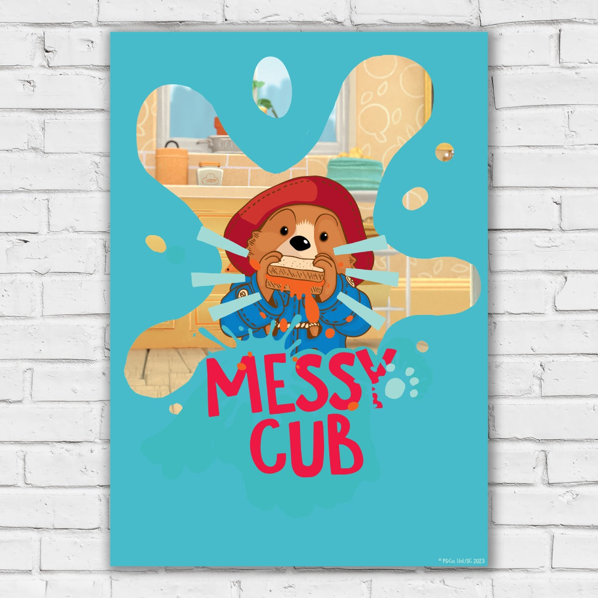 Paddington Bear TV Print - Messy Club Wall Art