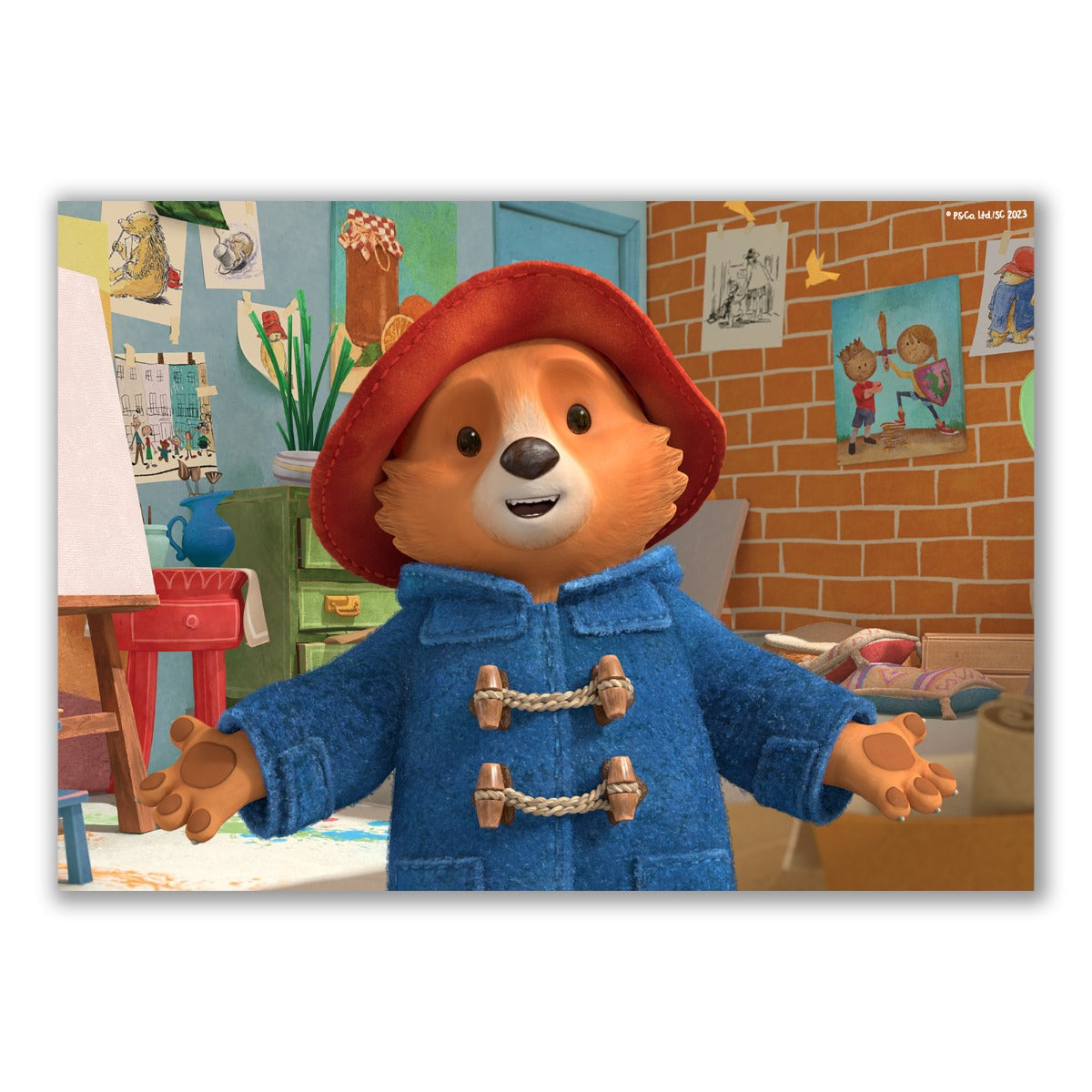 Paddington Bear TV Print - Open Arms Studio Wall Art