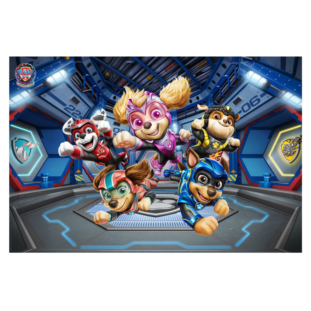Paw Patrol The Mighty Movie Group Full Wall Mural
